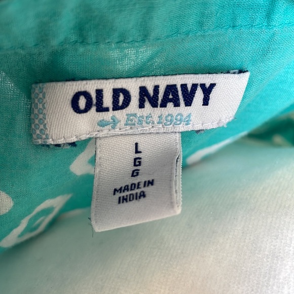 Old Navy soft flowy tunic top L - Picture 4 of 4